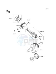 MULE_600 KAF400BDF EU drawing Crankshaft/Piston(s)