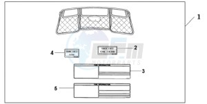 GL18009 Europe Direct - (ED / AB NAV) drawing INNER TRUNK LID ORG