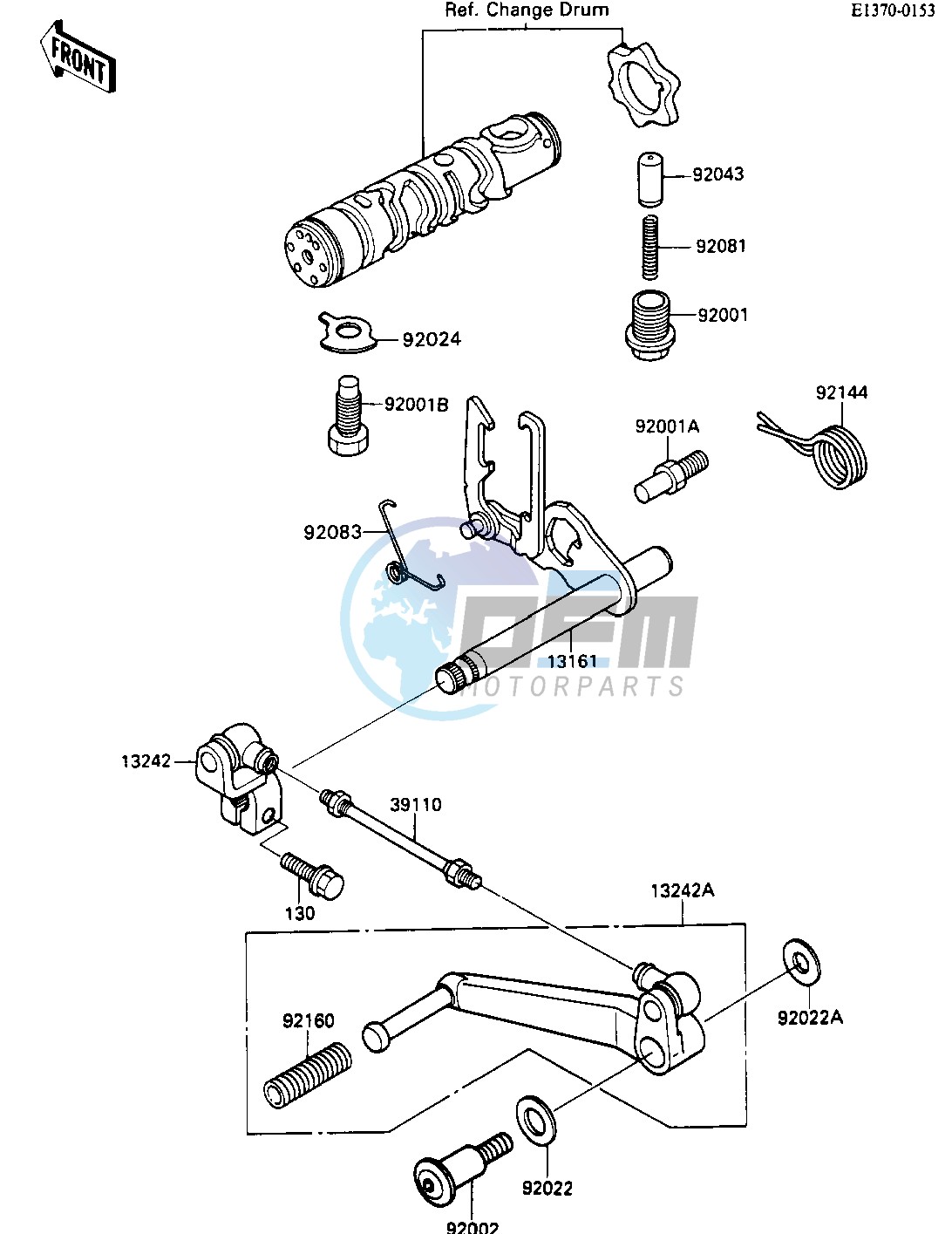 GEAR CHANGE MECHANISM