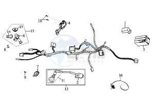 EURO MX - 150 cc drawing ELECTRICAL DEVICES