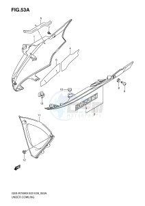 GSX-R750 (E3-E28) drawing UNDER COWLING (MODEL K9)