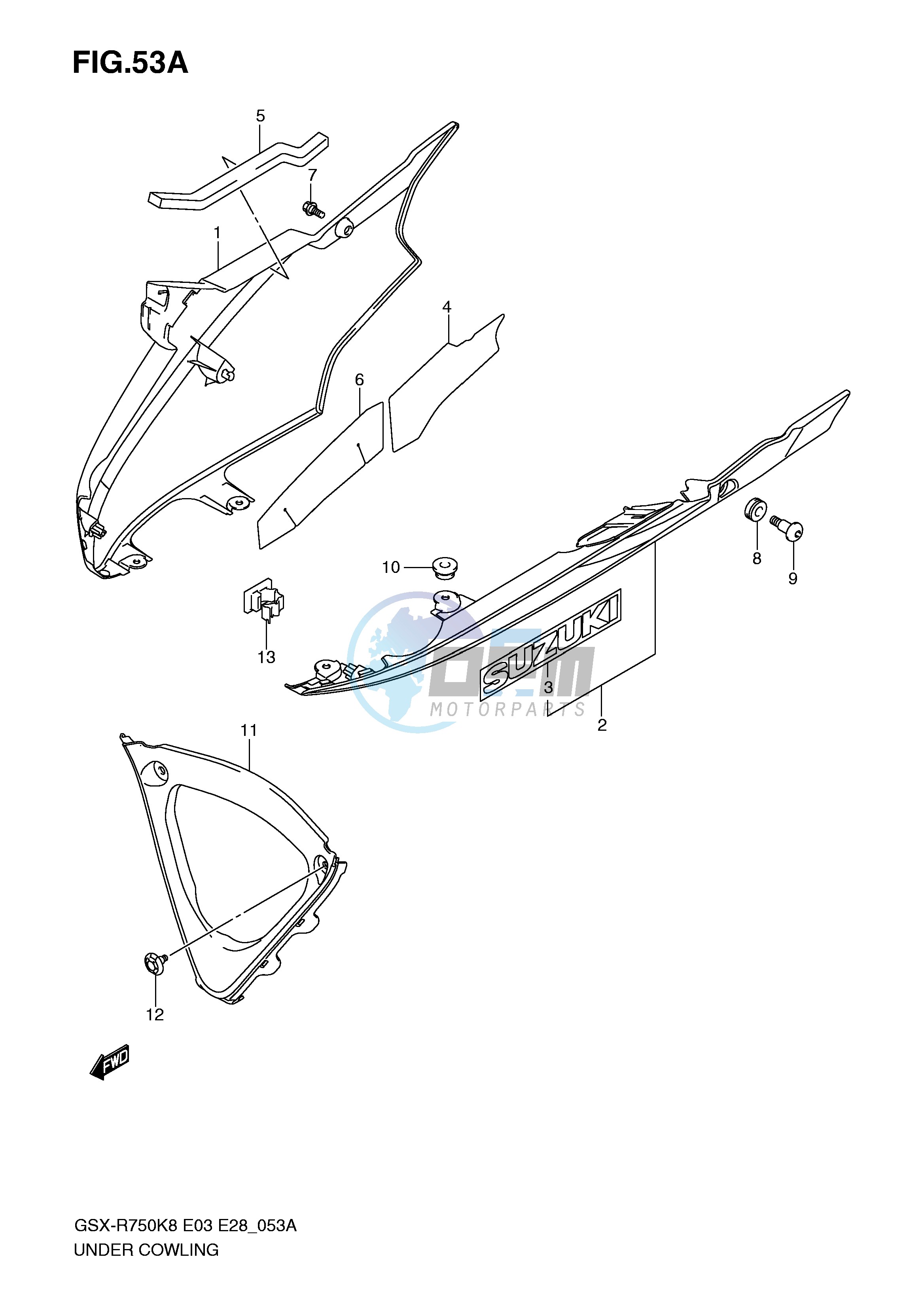 UNDER COWLING (MODEL K9)