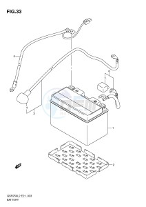 GSR750 (E21) drawing BATTERY (GSR750L2 E24)