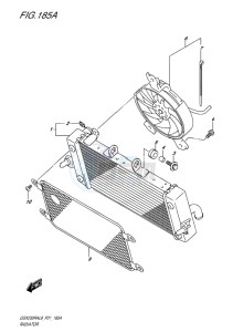 GSX-250 RA drawing RADIATOR