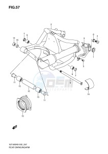 VZ1500 (E2) drawing REAR SWINGINGARM