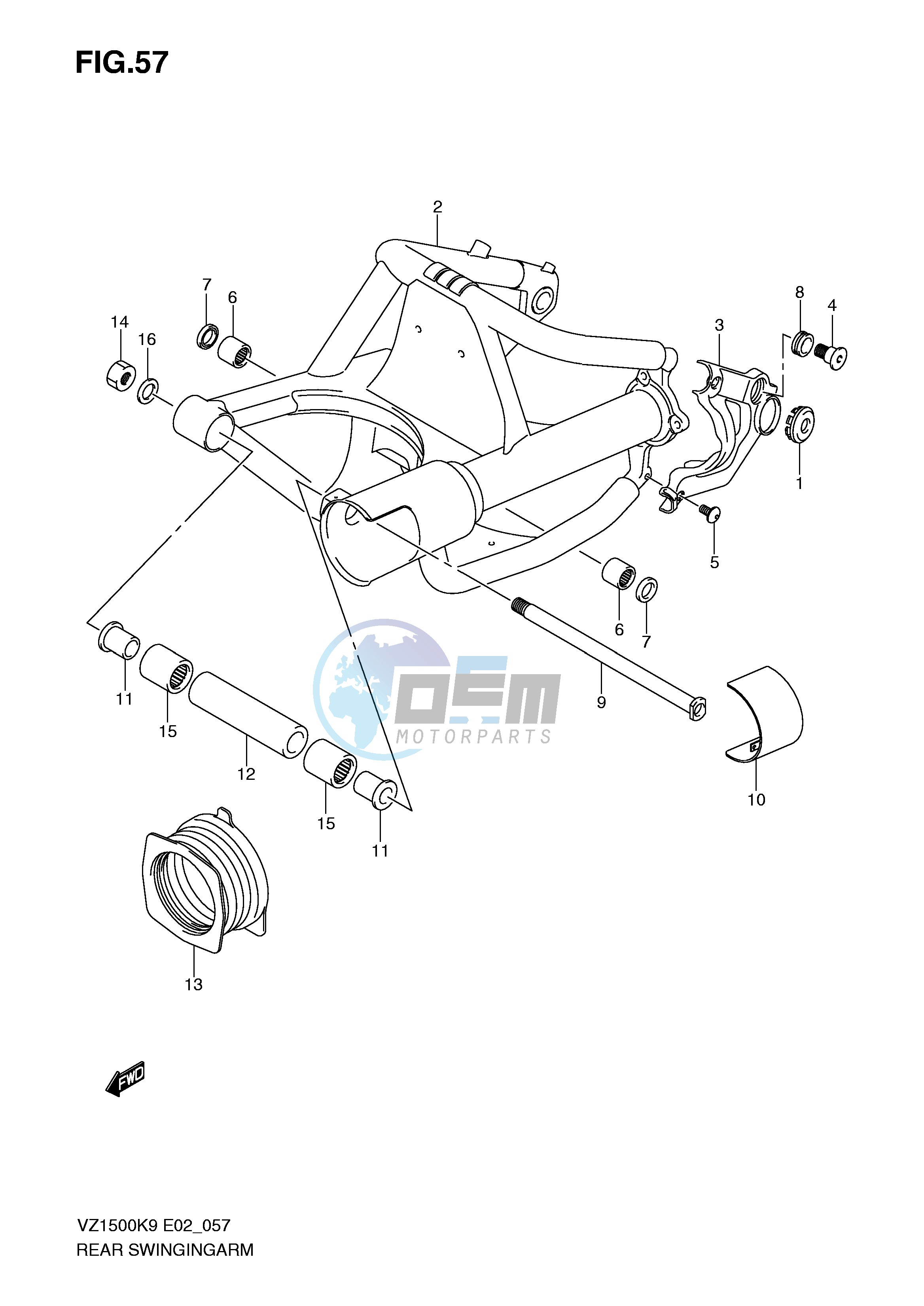 REAR SWINGINGARM