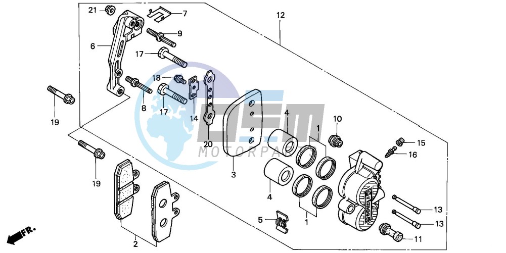 FRONT BRAKE CALIPER