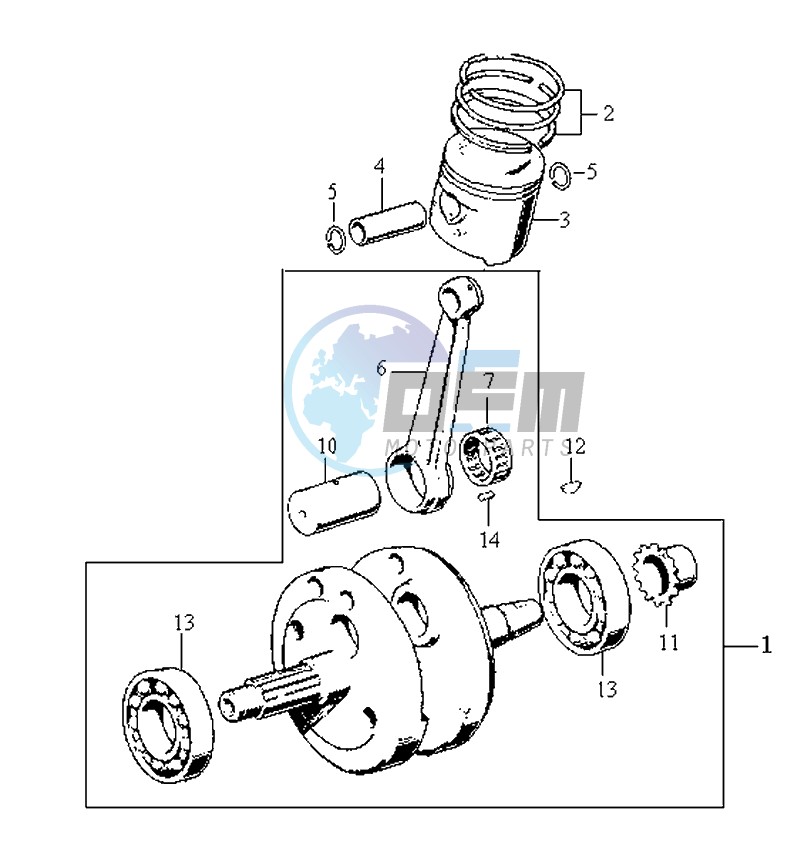 CRANKSHAFT / PISTON / PISTON RING