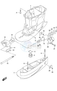 DF 250AP drawing Drive Shaft Housing w/Transom (XX)