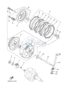 AG125 (BF81) drawing CLUTCH