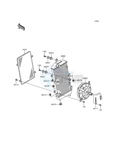 VULCAN 900 CUSTOM VN900CFFA GB XX (EU ME A(FRICA) drawing Radiator