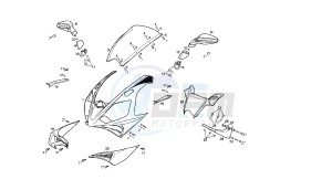 GPR REPLICA PESEK - 50 CC EU2 drawing COWLING