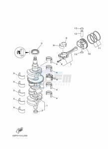 FL150AET2X drawing CRANKSHAFT--PISTON