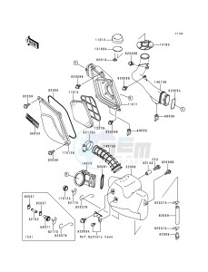 KEF 300 A [LAKOTA 300] (A2-A5) [LAKOTA 300] drawing AIR CLEANER