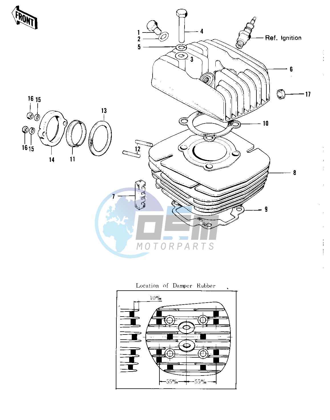 CYLINDER HEAD_CYLINDER -- 74-75 F7-C_F6-D- -