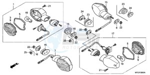 CB600FAB drawing WINKER