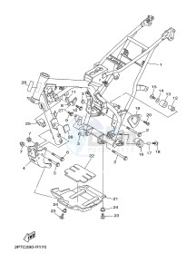 TT-R125 TT-R125LWE (2PTC) drawing FRAME