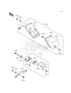 KL 250 D [KLR250] (D10-D14) [KLR250] drawing TAILLIGHT-- S- -