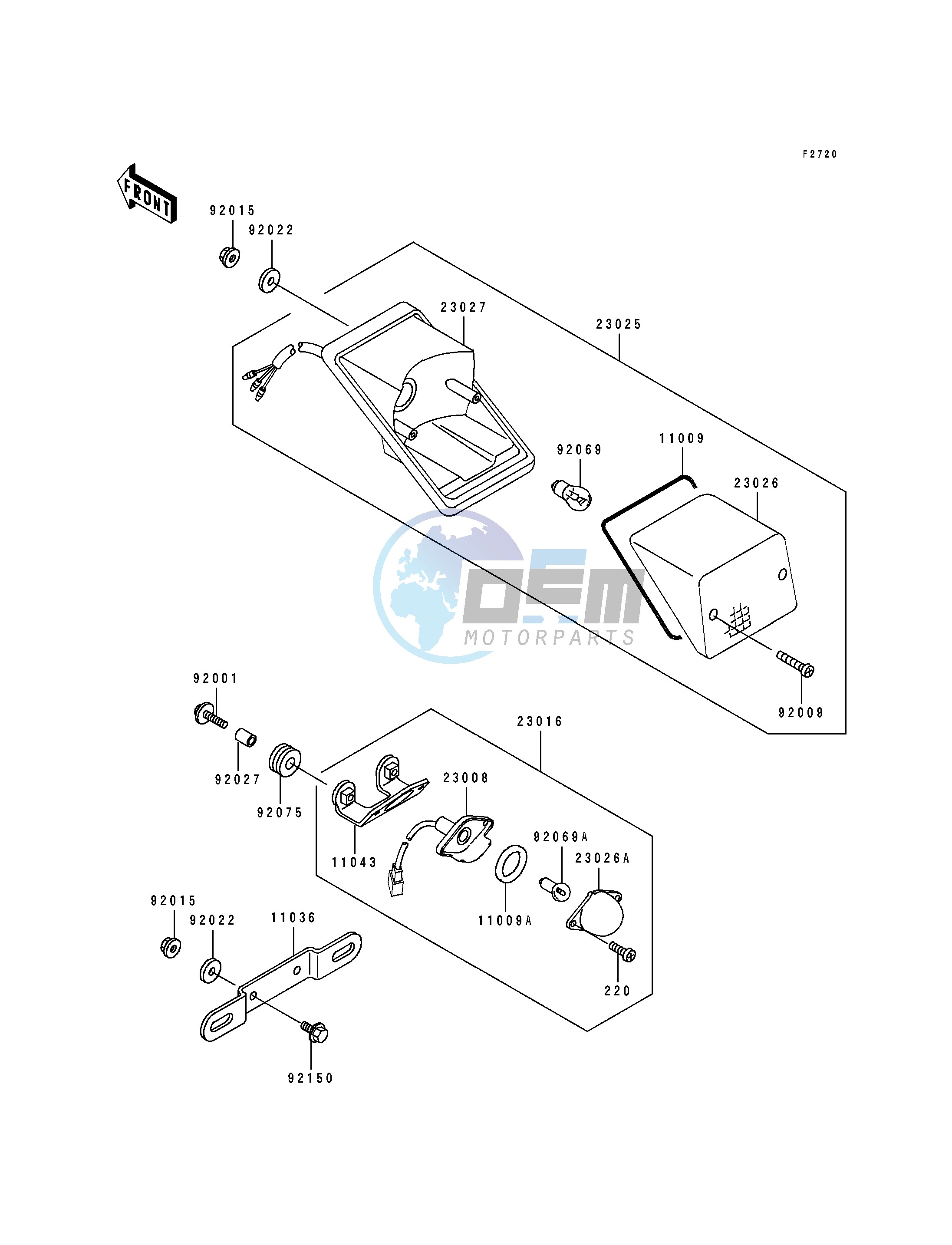 TAILLIGHT-- S- -