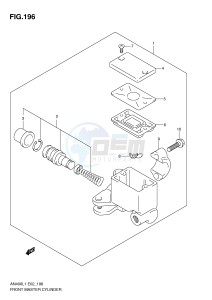 AN400 (E2) Burgman drawing FRONT MASTER CYLINDER (AN400ZAL1 E19)