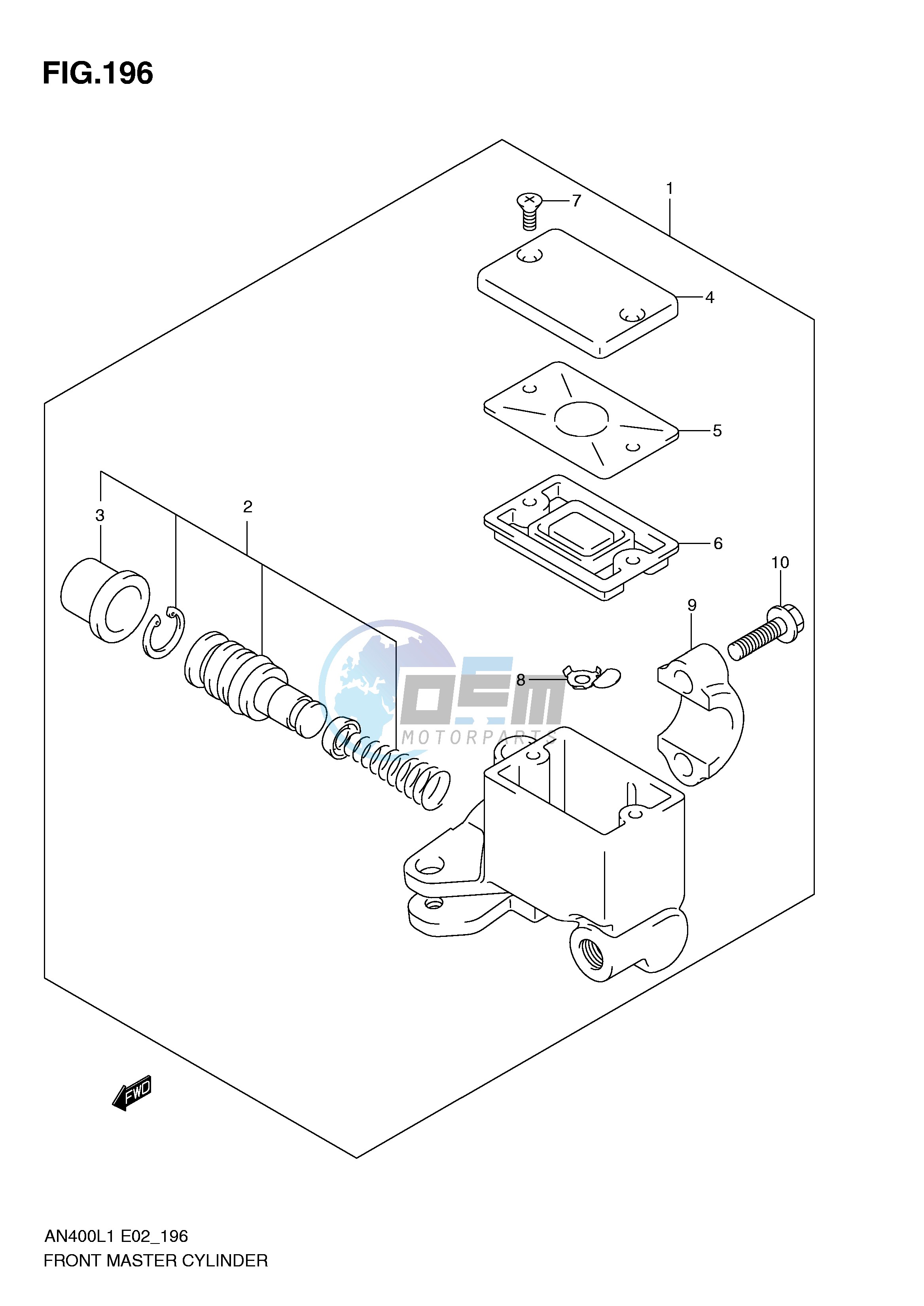 FRONT MASTER CYLINDER (AN400ZAL1 E19)