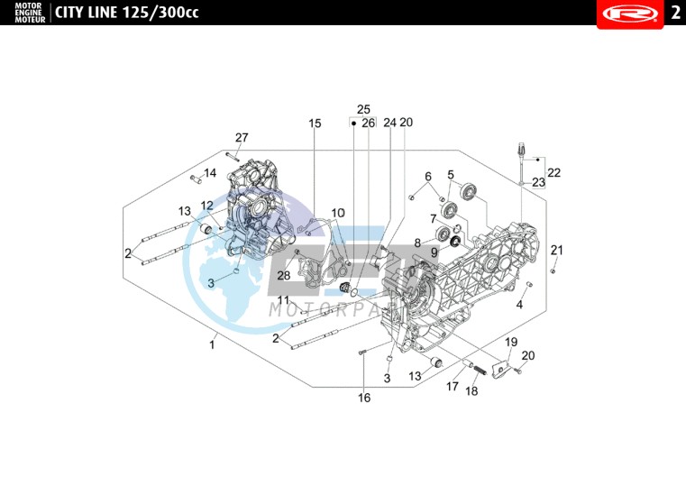 CRANKCASE  300cc