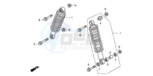 TRX420TE FOURTRAX ES drawing FRONT CUSHION