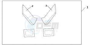 NT700VAB drawing KNEE PAD SET