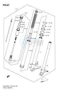 GSX-R600 (E3) drawing FRONT DAMPER