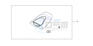 CBR600RR drawing SEAT COWL