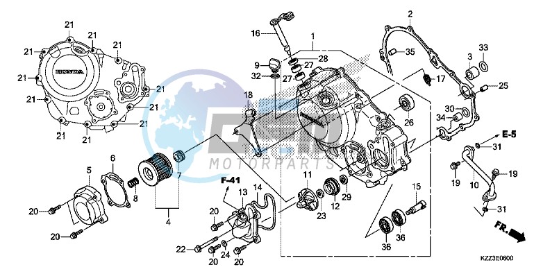 RIGHT CRANKCASE COVER