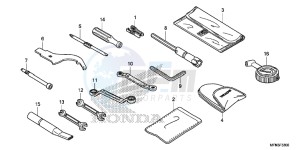 CB1000RAD CB1000R ABS E drawing TOOL