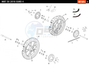 MRT-50-E4-SM-WHITE drawing WHEELS - BRAKES