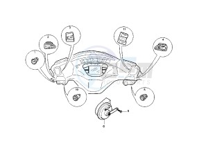 X9 200 drawing Handlebar Switch