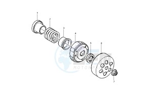 Hexagon 125-150 drawing Clutch