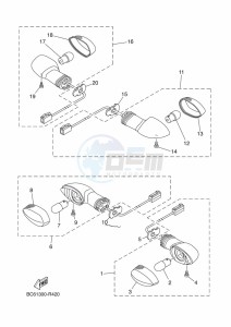 TRACER 700 MTT690-A (B0K2) drawing FLASHER LIGHT