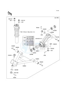 KAF 620 G [MULE 3000] (G6F-G8F) G6F drawing FRONT SUSPENSION