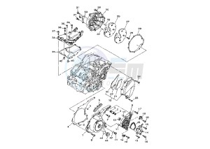 TDM 900 drawing CRANKCASE COVER