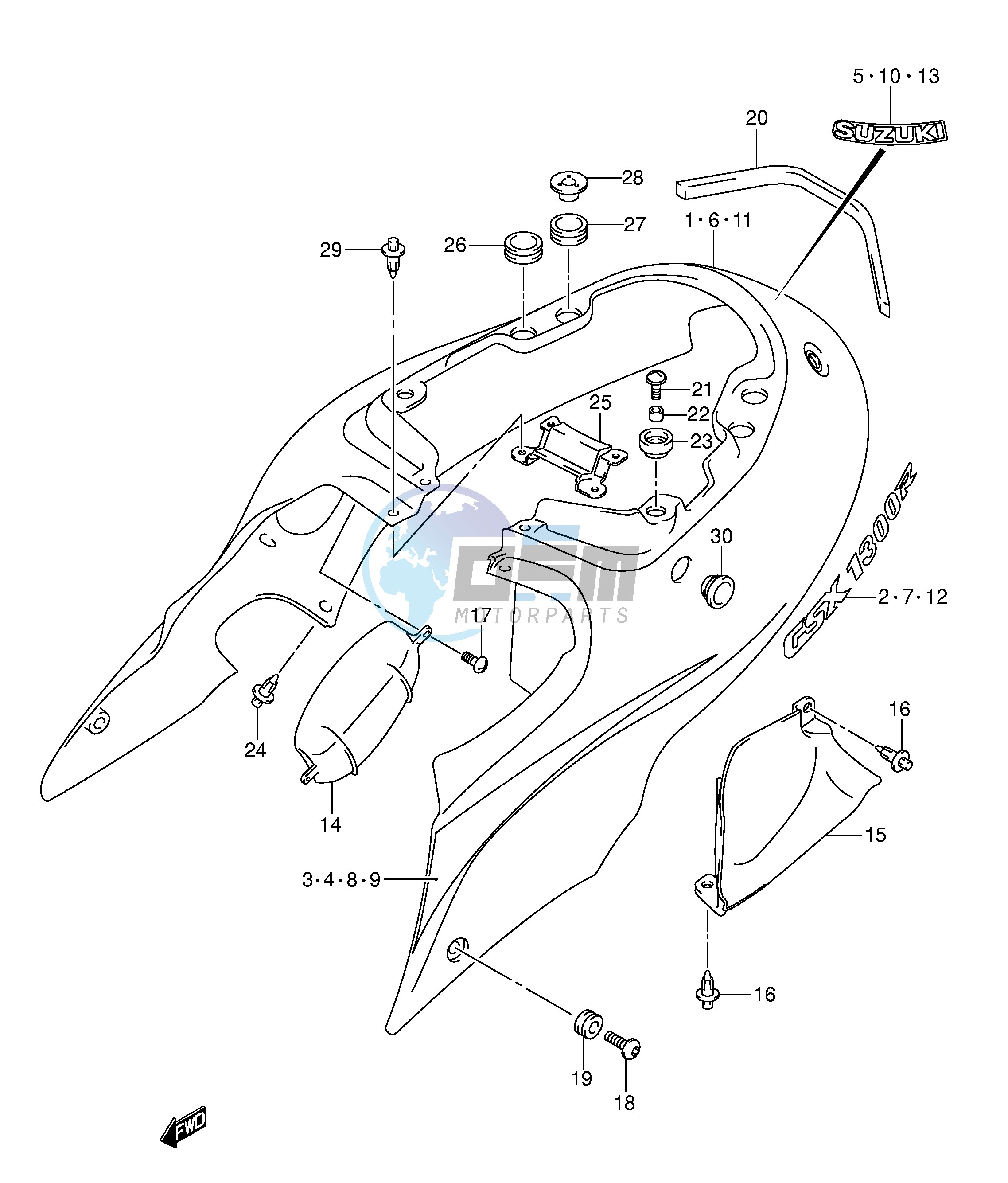 FRAME COVER (MODEL K3)