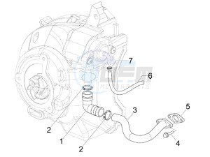 GTS 125 4T E3 UK drawing Secondary air box