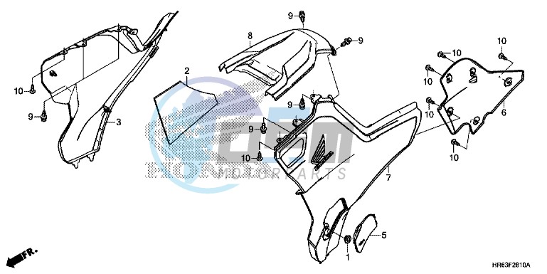 SIDE COVER/ TANK COVER