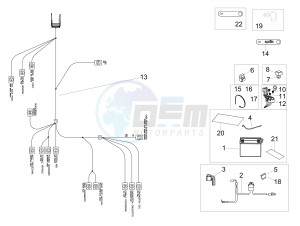 RSV4 1000 RR E4 ABS (EMEA, LATAM) drawing Rear electrical system