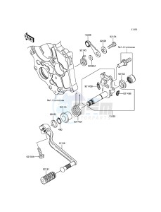 ER-6N_ABS ER650FEF XX (EU ME A(FRICA) drawing Gear Change Mechanism