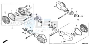 CB1000RAD CB1000R ABS E drawing WINKER