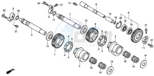 CBR1100XX SUPER BLACKBIRD drawing BALANCER