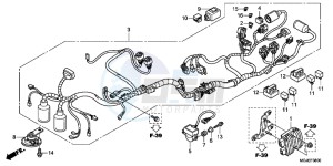 CBF1000FC CBF1000F E drawing WIRE HARNESS