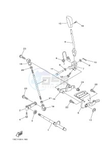 YFM300 RAPTOR 300 (1SC1) drawing SHIFT SHAFT