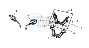 JOYMAX Z 300I ABS (L9) EU drawing STEERING HANDLE COMP