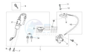 Nevada Classic 750 drawing Lock hardware kit