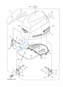 FL250AETX drawing FAIRING-UPPER